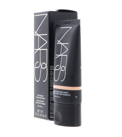 NARS pure radiant sun protection foundation lotion tube back labels