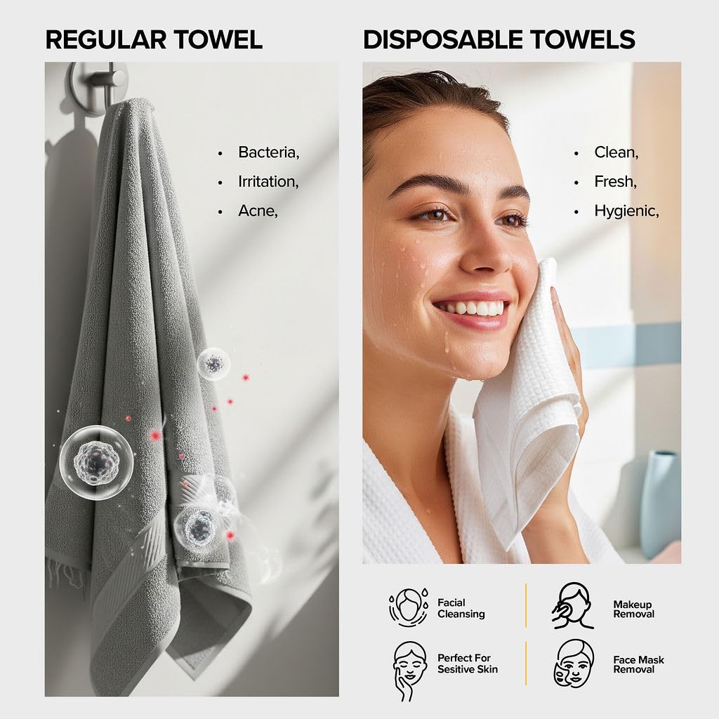 Close up of Lebogner face towel textured side for deep cleansing