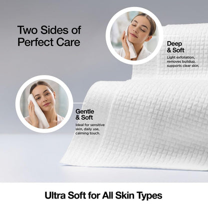 Lebogner biodegradable face towels used for makeup removal