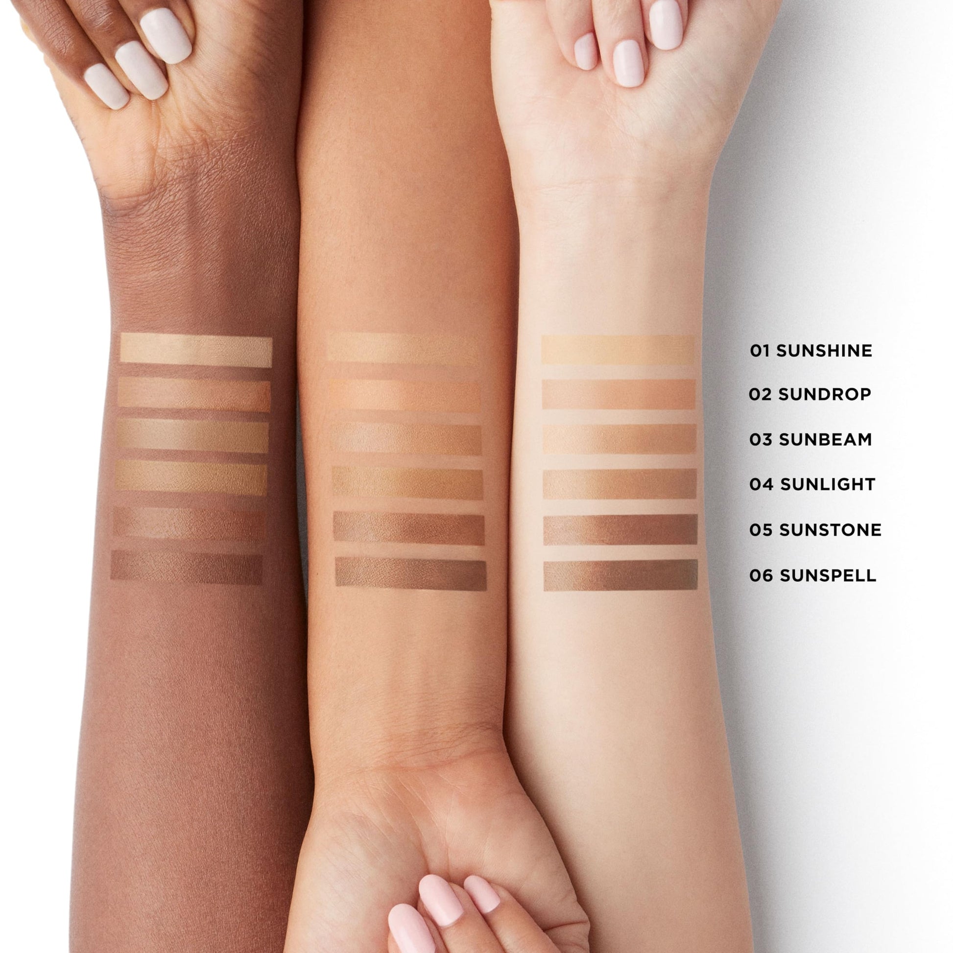 Weightless buildable bronzer formula for healthy skin glow