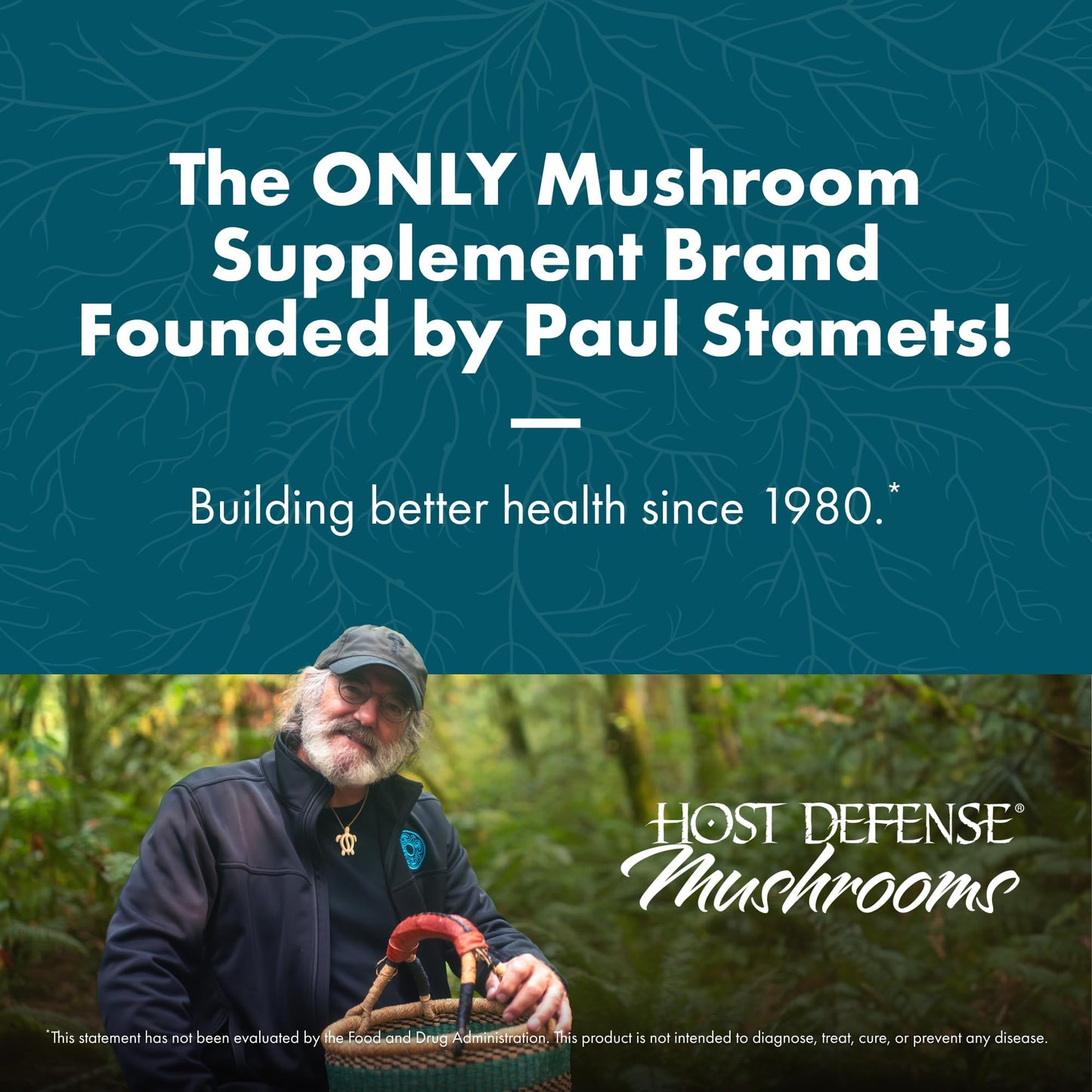 Host Defense Ganoderma lucidum mushroom mycelium heart health supplement capsules