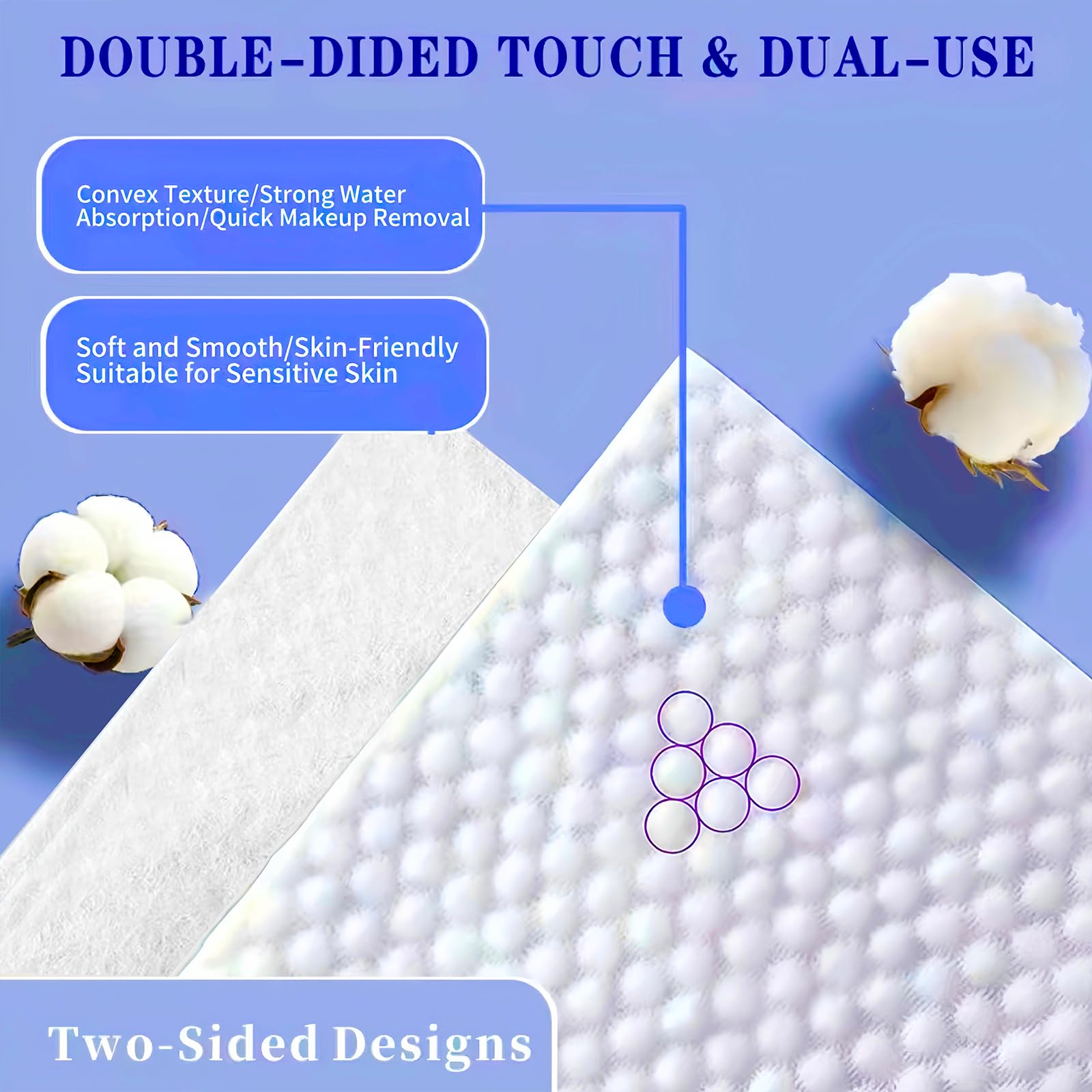 Close up of KeeiZoes cotton face towel pearl texture