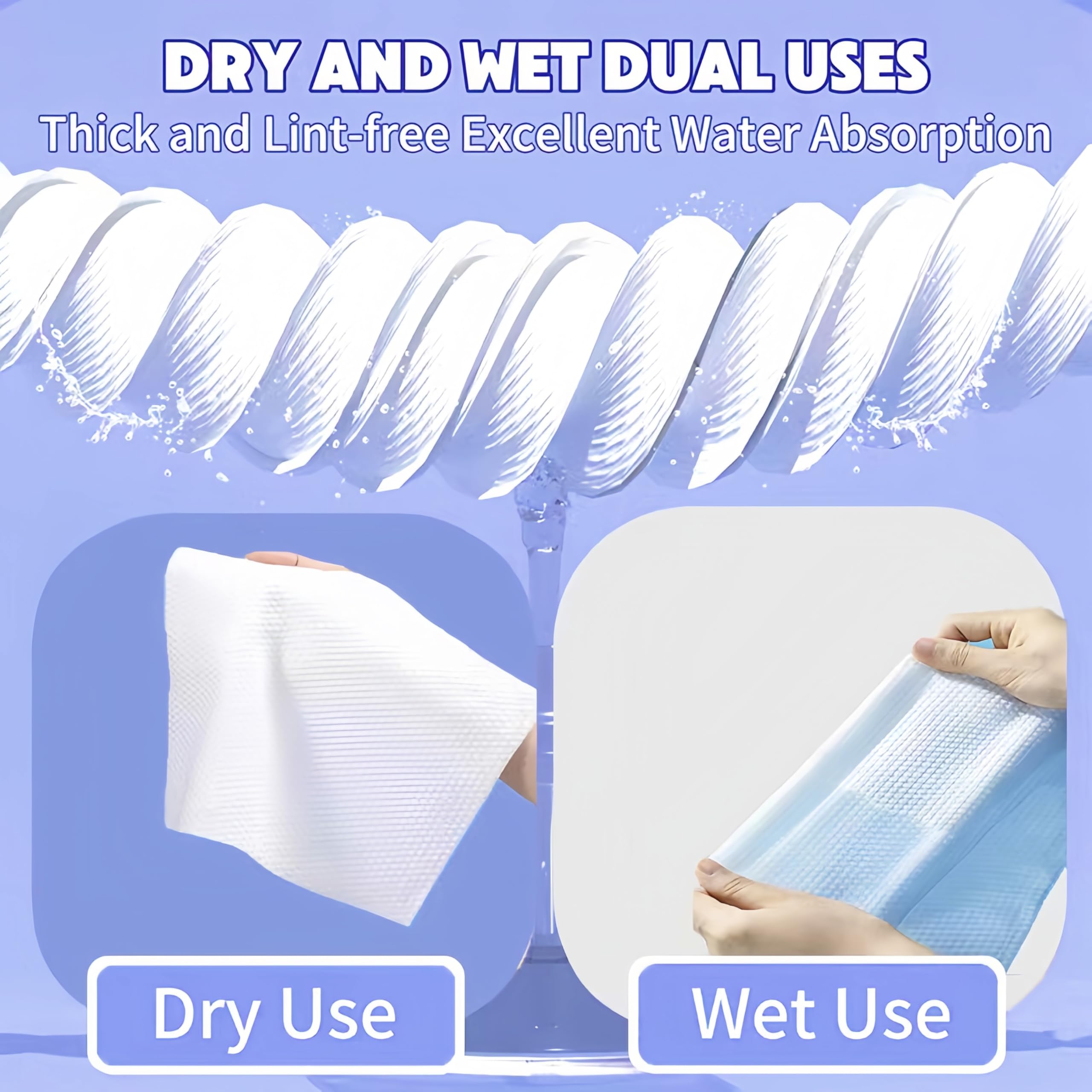 KeeiZoes disposable face towel being used for makeup removal