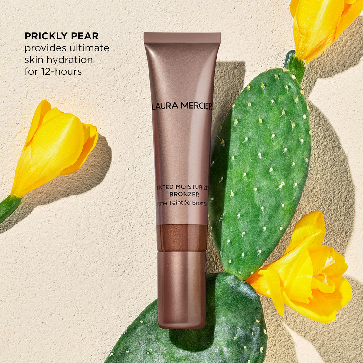 Laura Mercier hydrating bronzer complete packaging layout