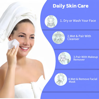 KeeiZoes face towel showing thickness and material quality