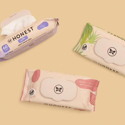 The Honest Company wipes brand logo and packaging design