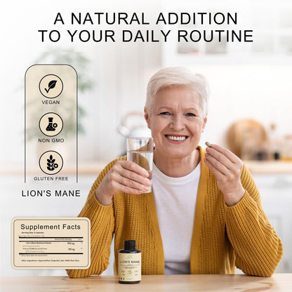Authentic USA imported nootropic capsules for memory support and clearing brain fog naturally