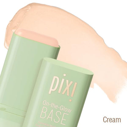 Pixi tinted moisturizer stick in Fair Light cream shade closeup.