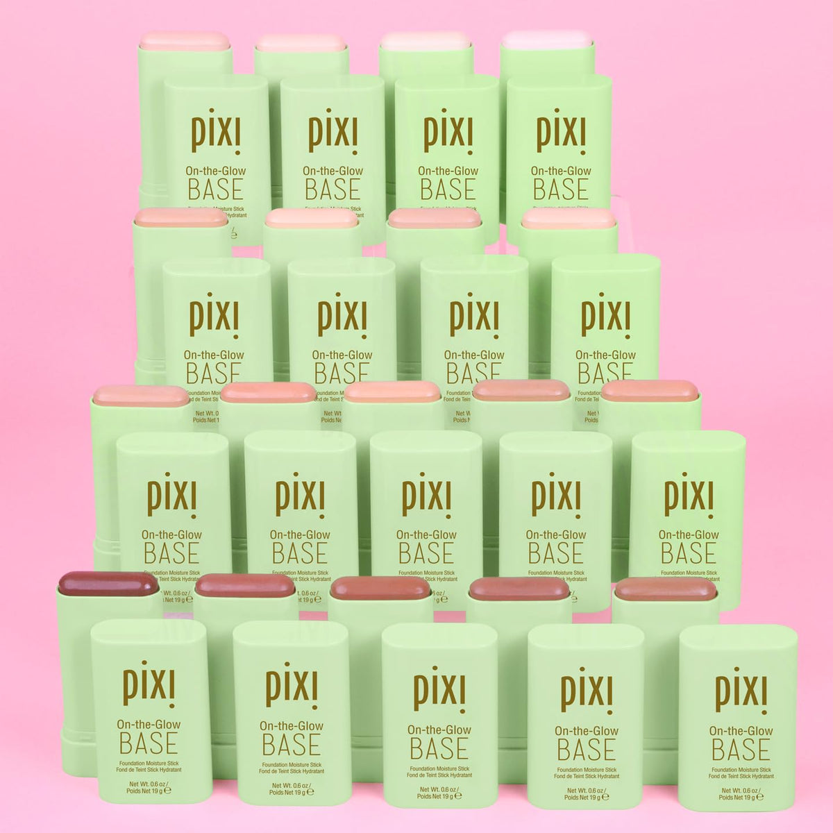 Pixi travel friendly solid foundation stick cap off