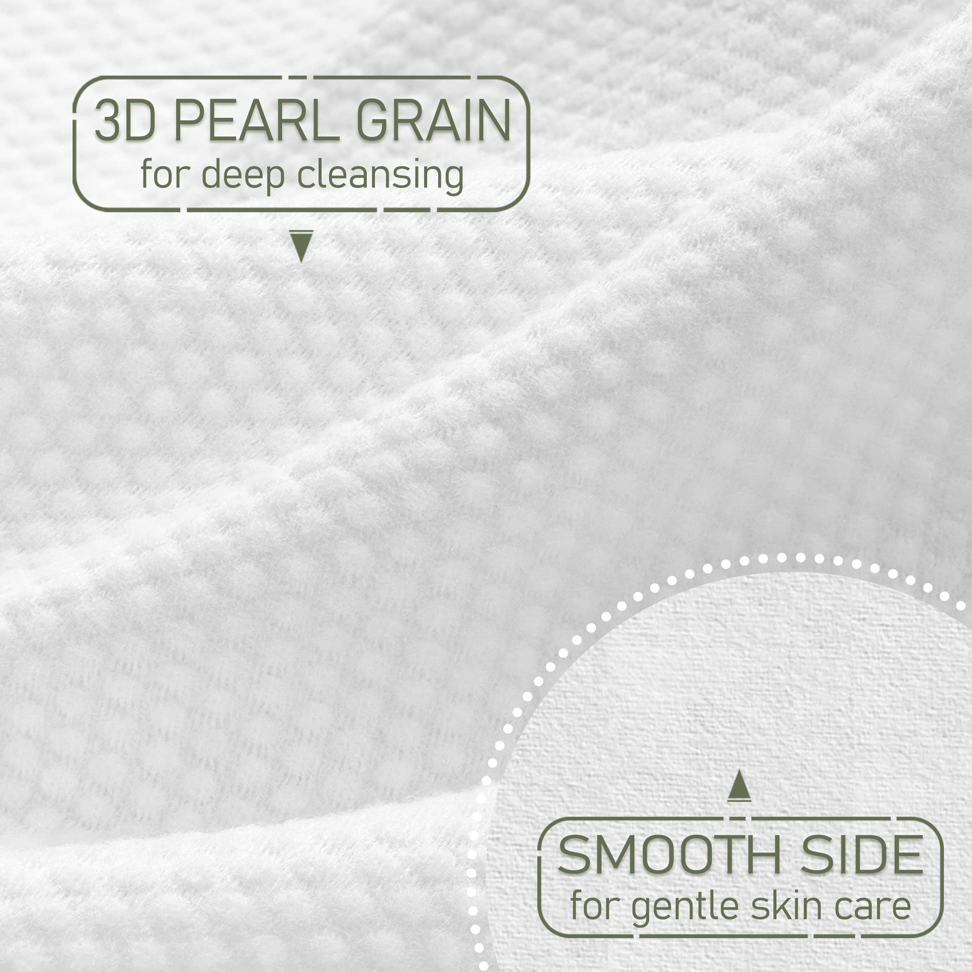 Wowotex dry facial wipes showing extra thick texture