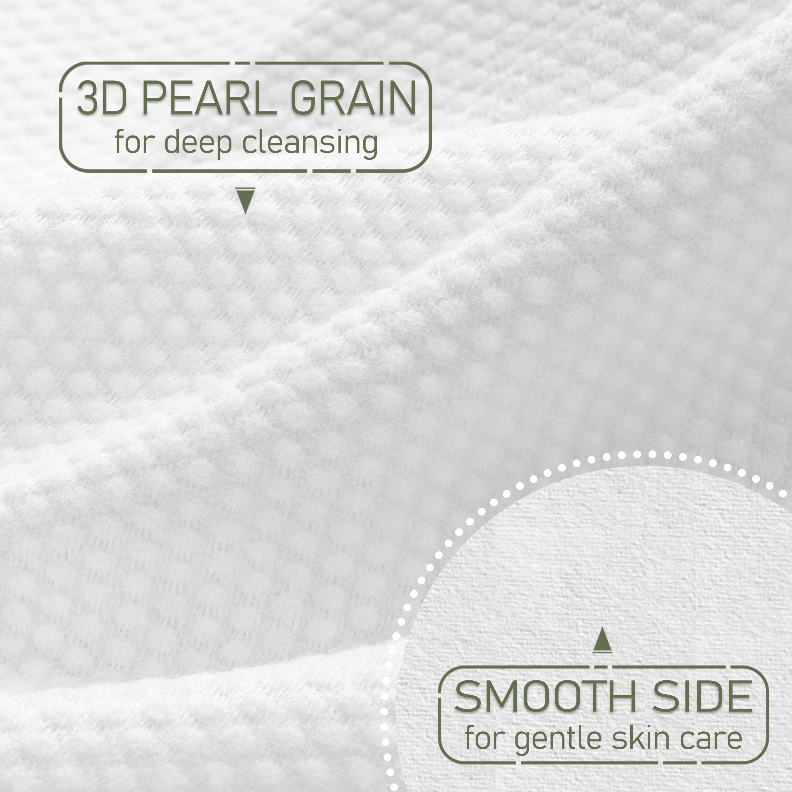 Wowotex dry facial wipes showing extra thick texture