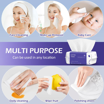 Travel friendly Cokoness facial wipes pack