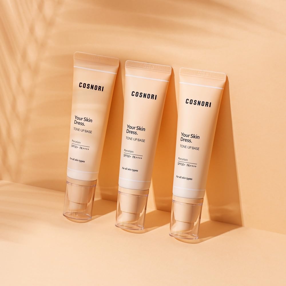 COSNORI authentic imported face correcting cream application lifestyle view.