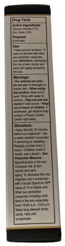 Jolie 3 in 1 mineral sunscreen and hydration lotion back label ingredients