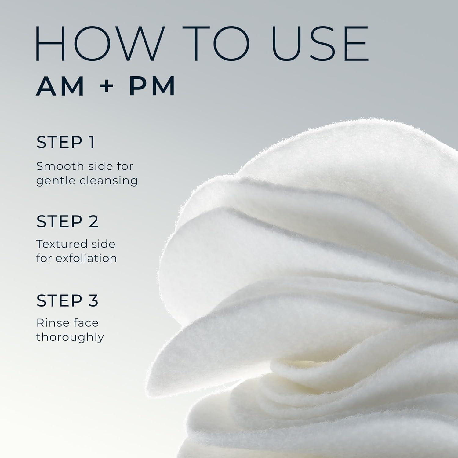 Side profile of RoC cleansing pads container