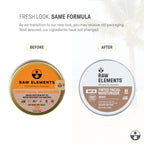 Raw Elements Tinted Mineral Sunscreen open tin container texture display