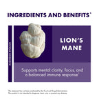 Premium brain health support supplement powder packaging details