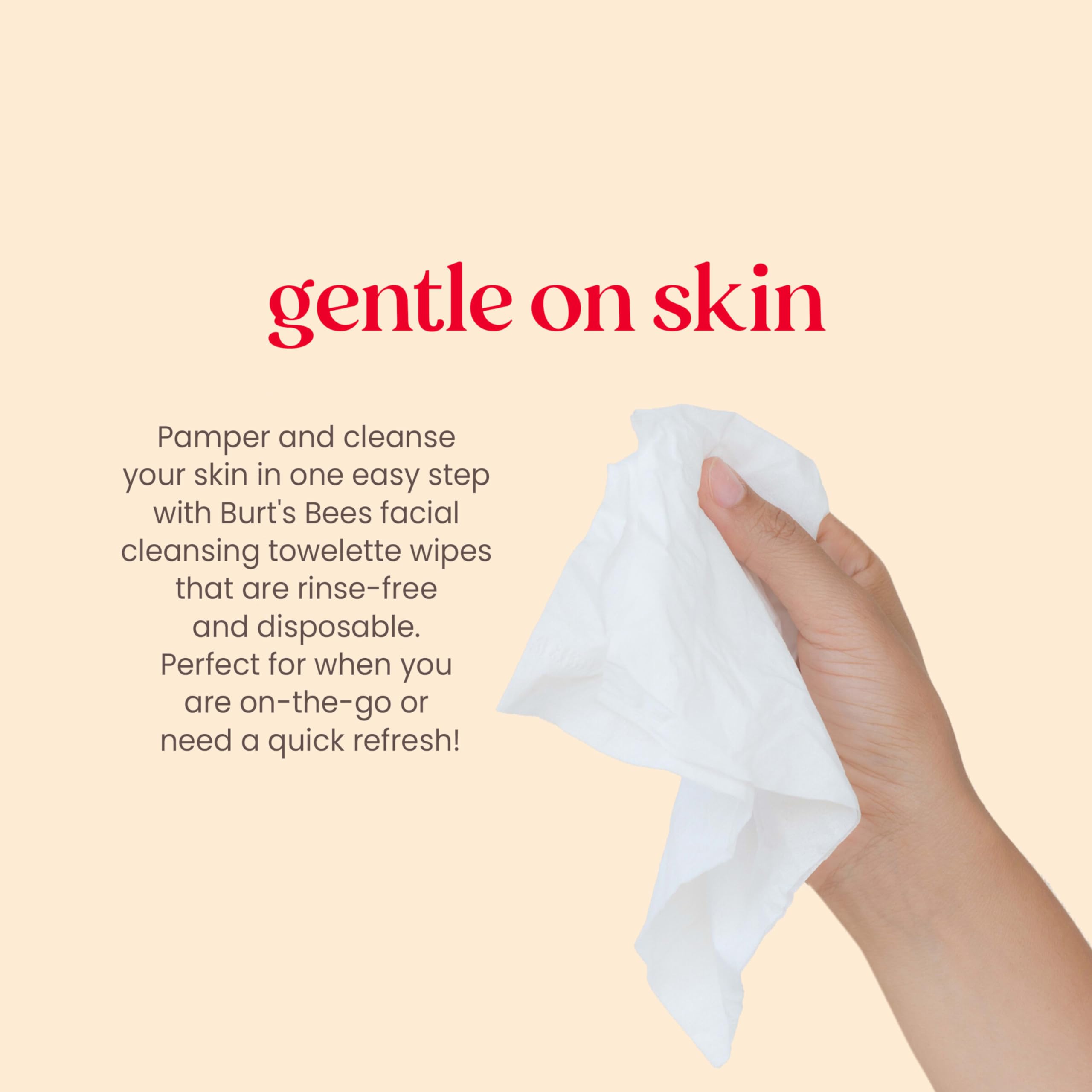 Burt's Bees sensitive skin care wipes 30 count multi pack presentation