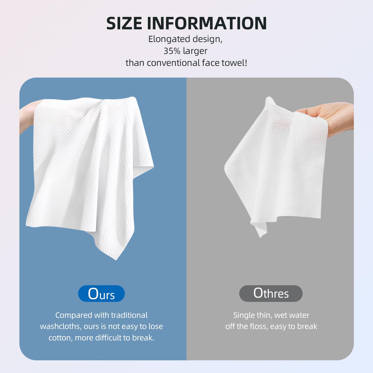 Pupupe facial tissues for makeup removal and sensitive skin