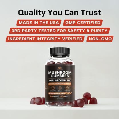 Natural wellness supplement for brain booster and immune defense properties.