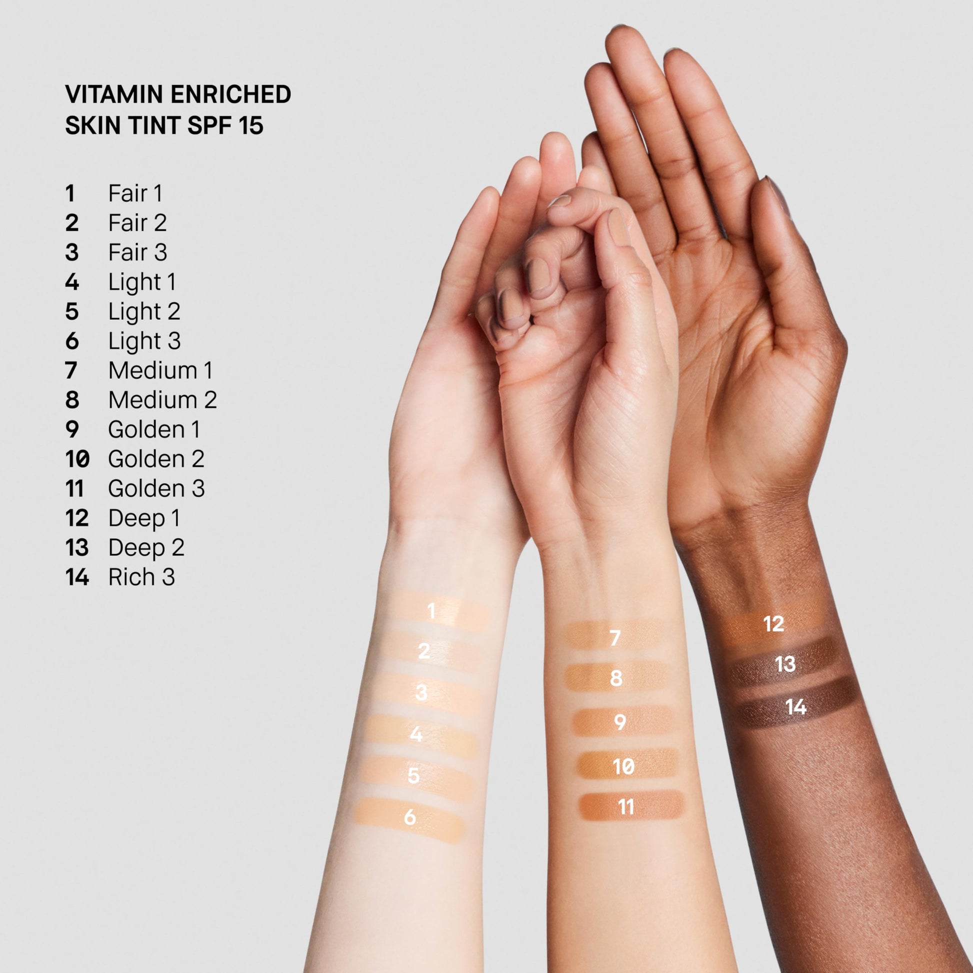 Side view of Bobbi Brown Vitamin Enriched Skin Tint 50ml container.
