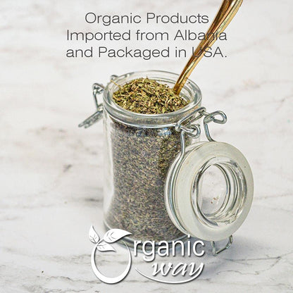 Organic Way Stevia Leaf premium secure resealable bulk pouch seal close up