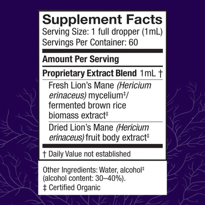 Host Defense organic mushroom liquid supplement dropper mechanism close up