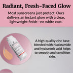 Vibriance Sheer Zinc Sunscreen travel size 1.7 fluid ounce container