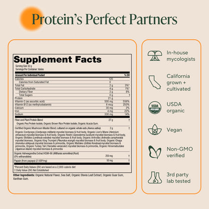 Side view highlighting the USDA organic and non GMO certification seals on the pack.