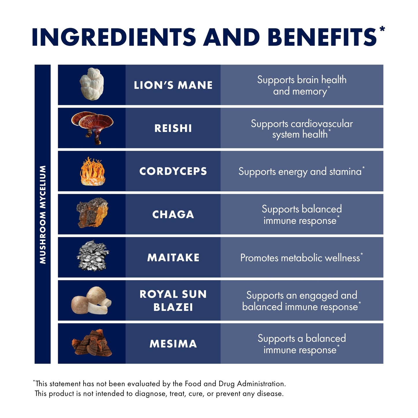 Host Defense Stamets 7 functional mushroom powder for smoothies and coffee