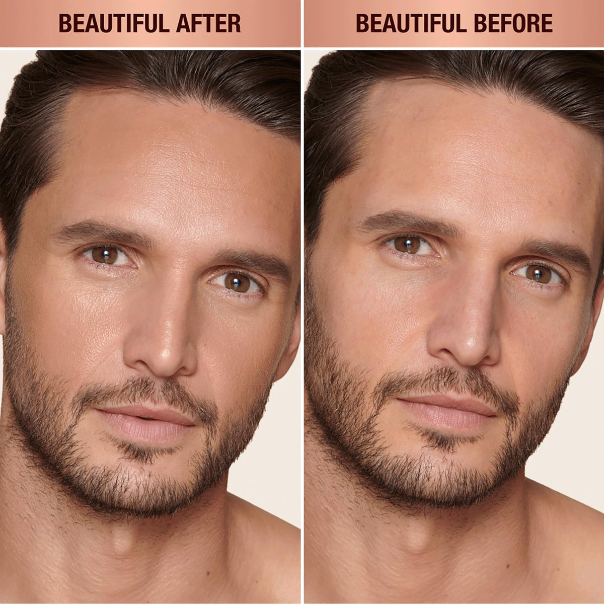 Charlotte Tilbury Unisex Healthy Glow texture swatch showing color pigments