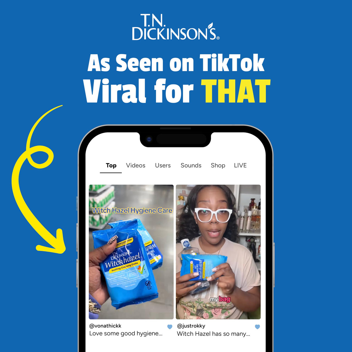 T.N. Dickinson's soothing cleansing cloths travel pack angle view