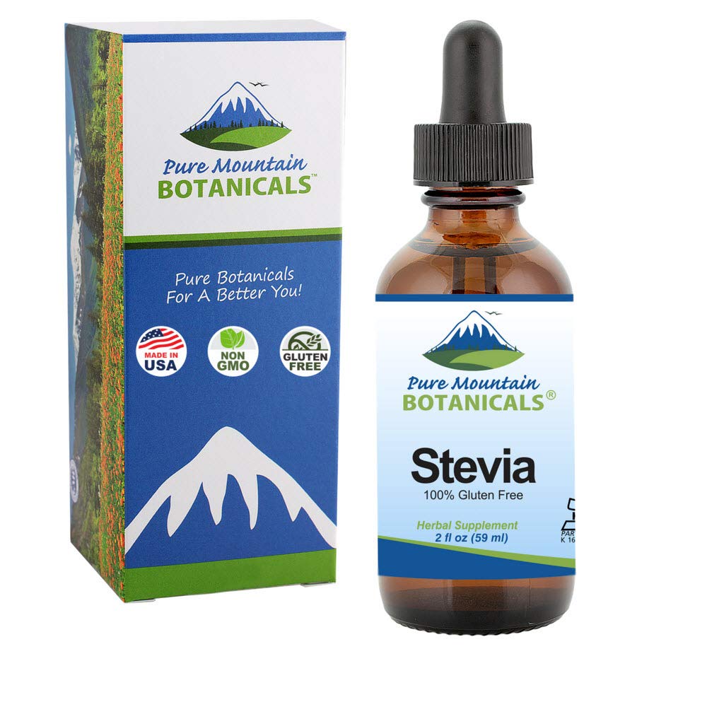 Pure Mountain Botanicals non glycemic zero calorie drops for keto diet