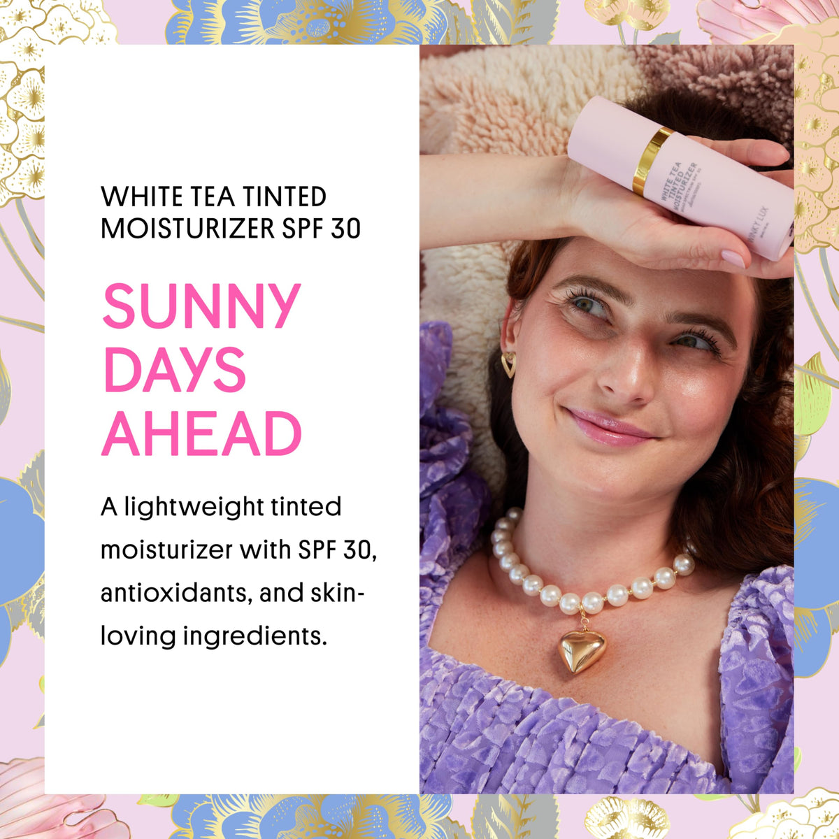 Winky Lux tinted moisturizer tube back label details