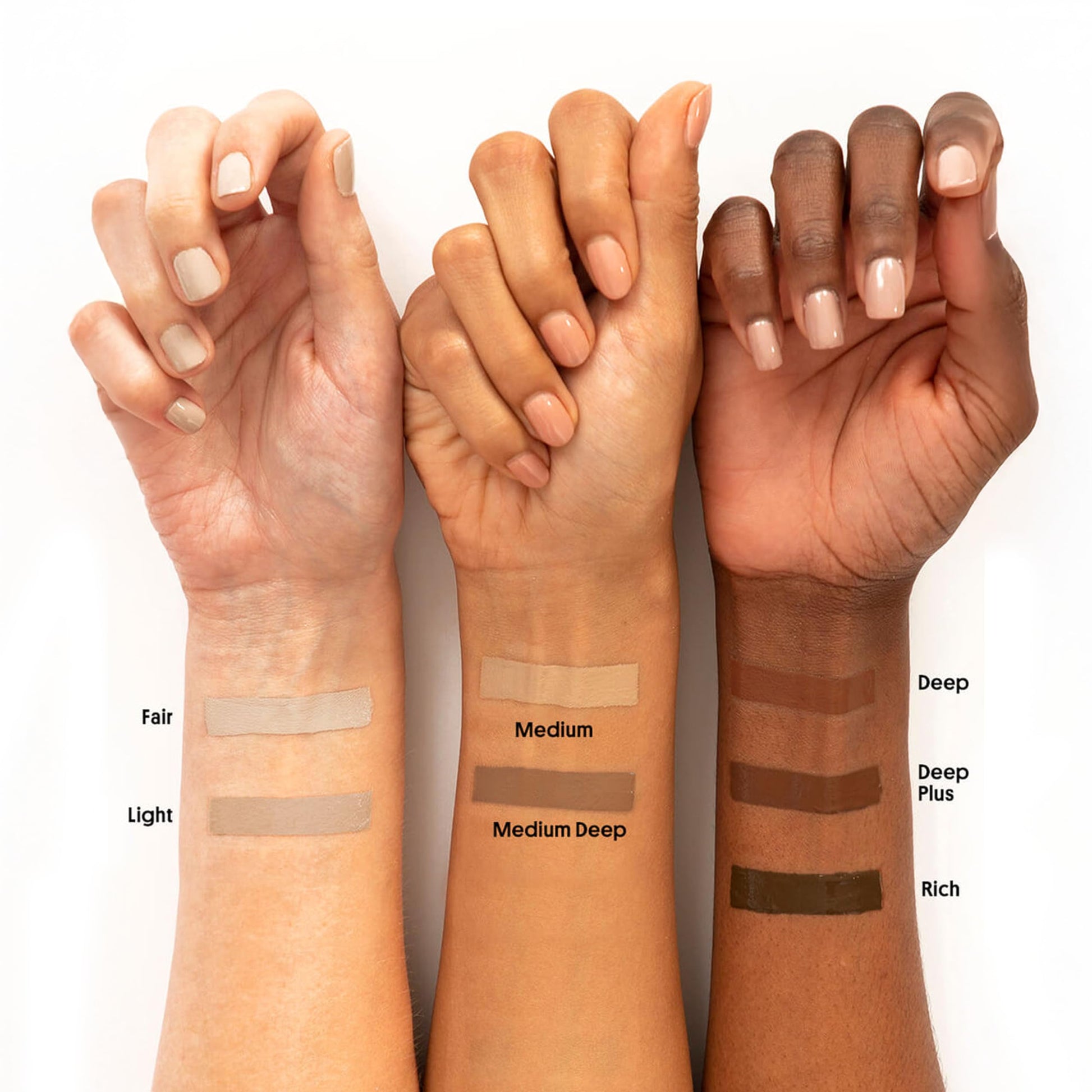 Winky Lux oil free skin tint texturized cream close up view