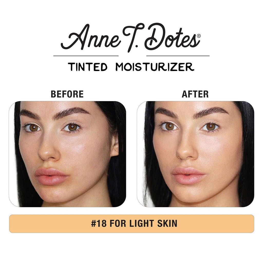 TheBalm Anne T. Dotes Tinted Moisturizer Number 18 Light tube back details