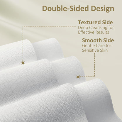 Ourmed Life disposable wipes being used for gentle makeup removal