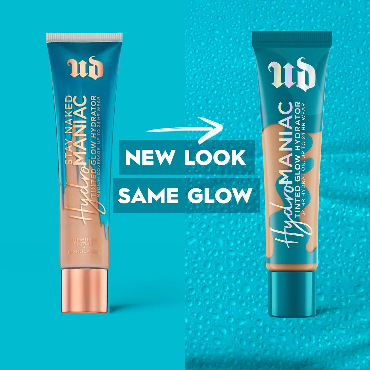 Urban Decay Hydromaniac tinted glow hydrator box packaging