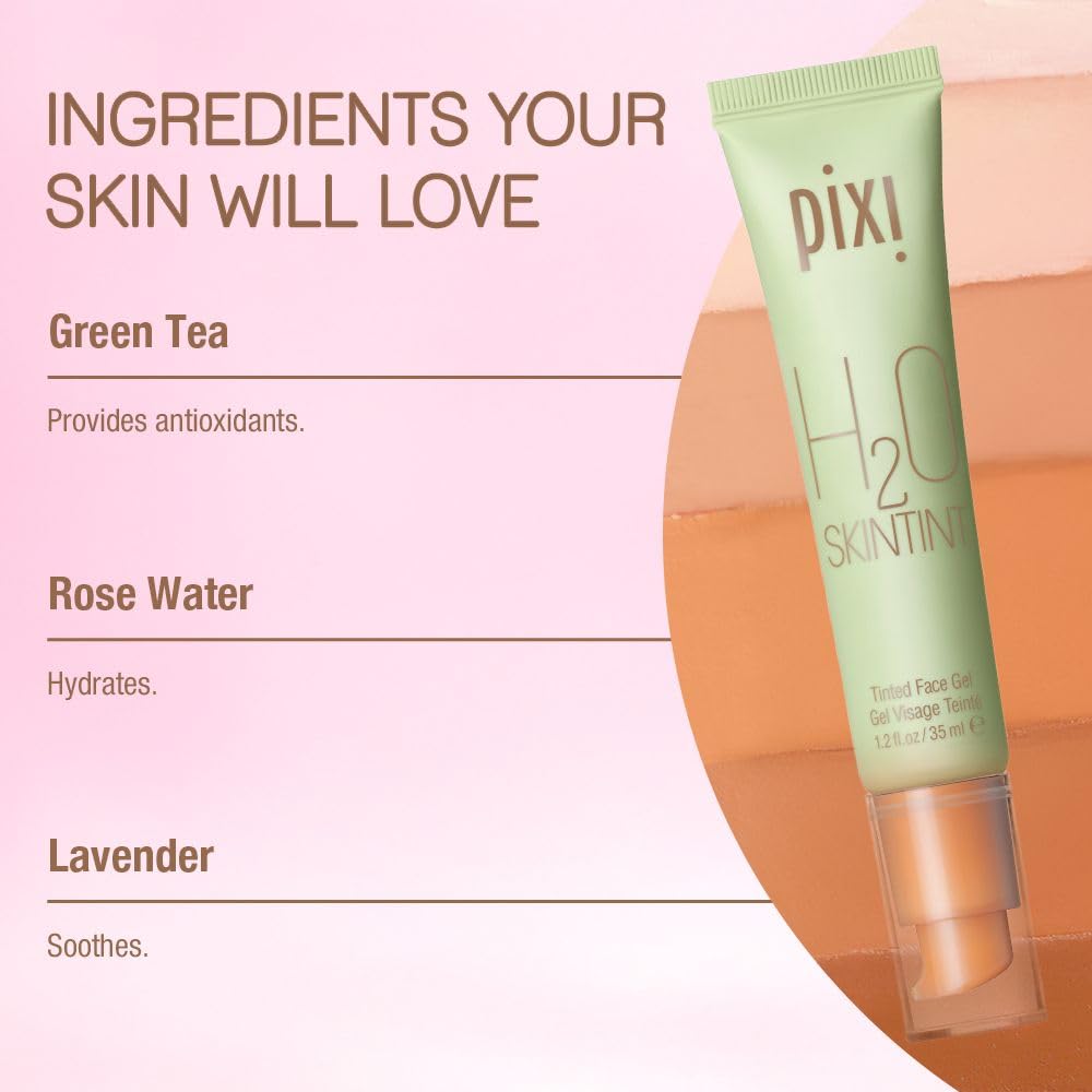 Pixi H2O SkinTint packaging box featuring brand typography and design