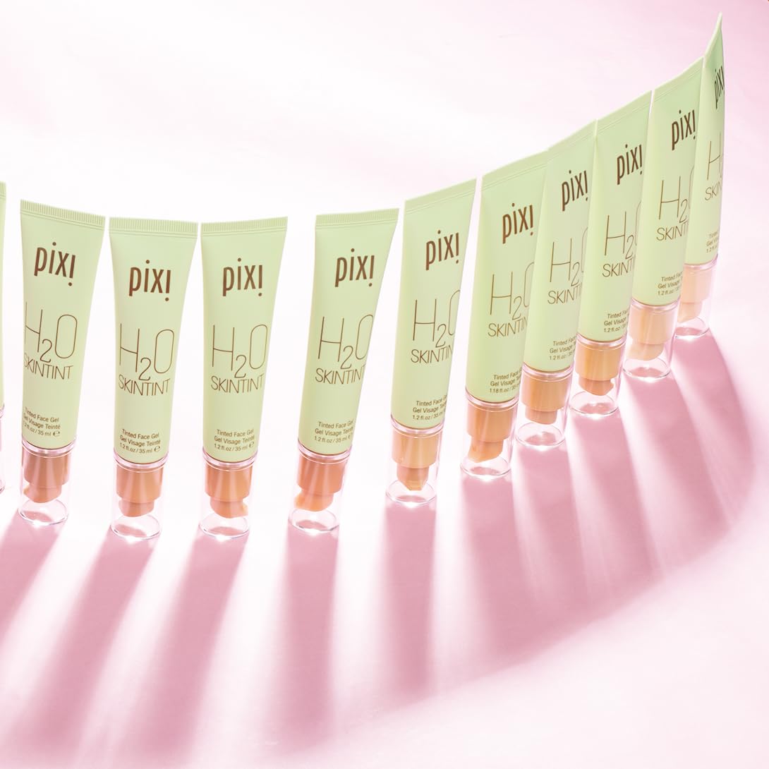 Pixi water-resistant oil-free face gel cosmetics tube