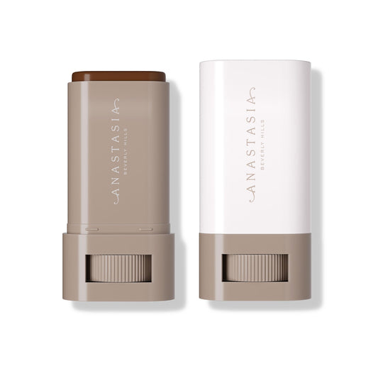 Anastasia Beverly Hills solid serum skin tint open packaging showing product texture