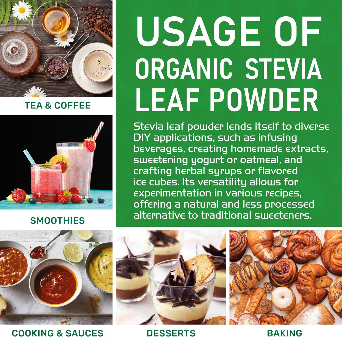 Jiva Organics natural sugar substitute kraft bag displayed on a clean surface