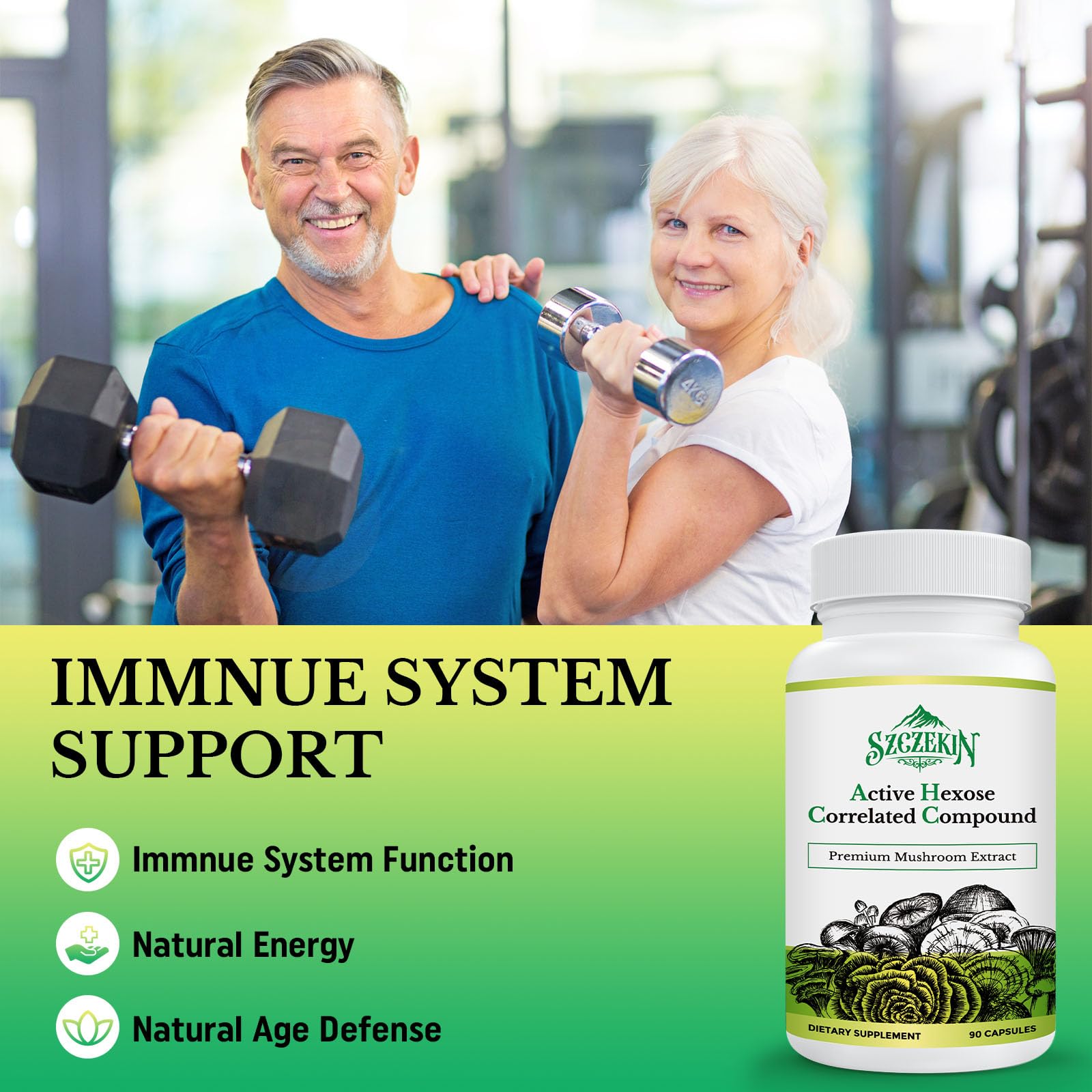 High potency mushroom mycelia extract blend for natural killer cell activity