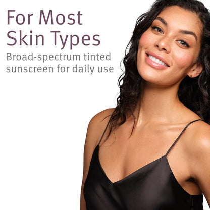 Epionce Daily Shield Lotion Tinted mineral sunscreen fluid packaging background
