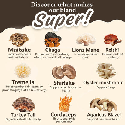 Suiyilary Arabica mushroom coffee supplement powder texture close up