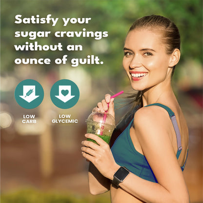 Authentic SweetLeaf stevia leaf extract single-serve packets for healthy lifestyle cooking.