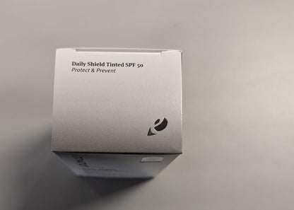 Epionce physical sun defense lotion product display with ingredients list