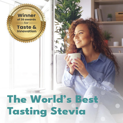 Back panel of SweetLeaf organic stevia 70 count pack showing details without erythritol.