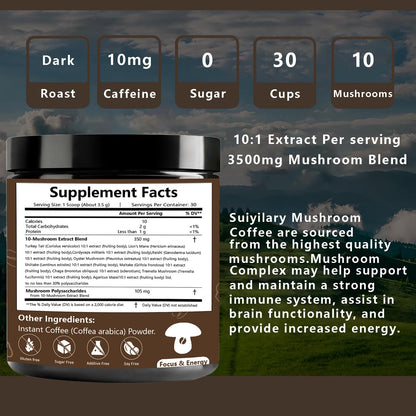 Suiyilary 30 servings instant wellness coffee lifestyle view