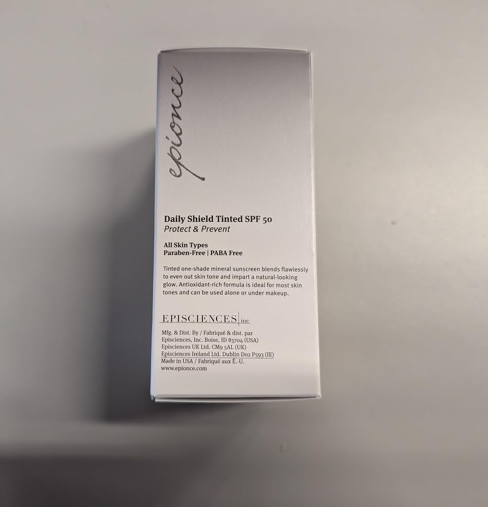Epionce USA imported daily shielding facial tint lotion bottle